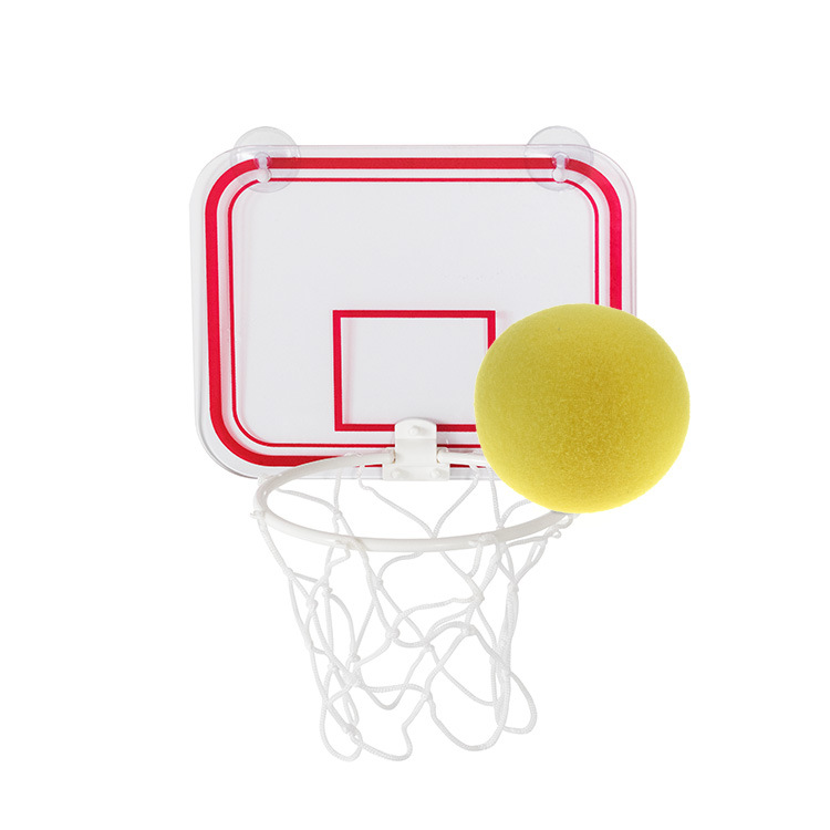 Productos calientes transfronterizos de Amazon, rebotes de baño transparentes para niños, caja de baloncesto divertida sin perforación