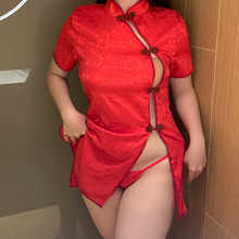 情趣内衣性感制服诱惑古风盘扣旗袍大码套装批发一件代发