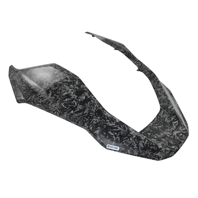 23-26 Rear Hump, Seat Cushion, Motorcycle cushion - helmet-mouthpiece-forged-texture