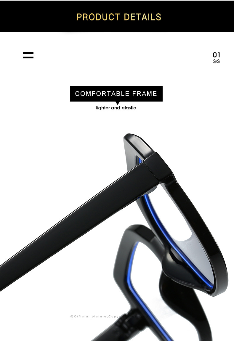 46g Weight Full Frame Glasses Structure Glasses Classification Ac Lens Material Square Glasses Style Daily Occasion Color Block, Leopard Pattern All Seasons Season Unisex Gender Simple Style Style Simple Style Color Block Leopard Ac Square Full Frame Optical Glasses 8