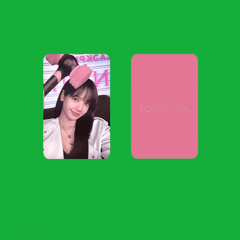 Прайм Pink ink новый альбом KMS2.0 эксклюзивная счастливая маленькая карточка та же коллекция альбома порошковый чернила Лиза