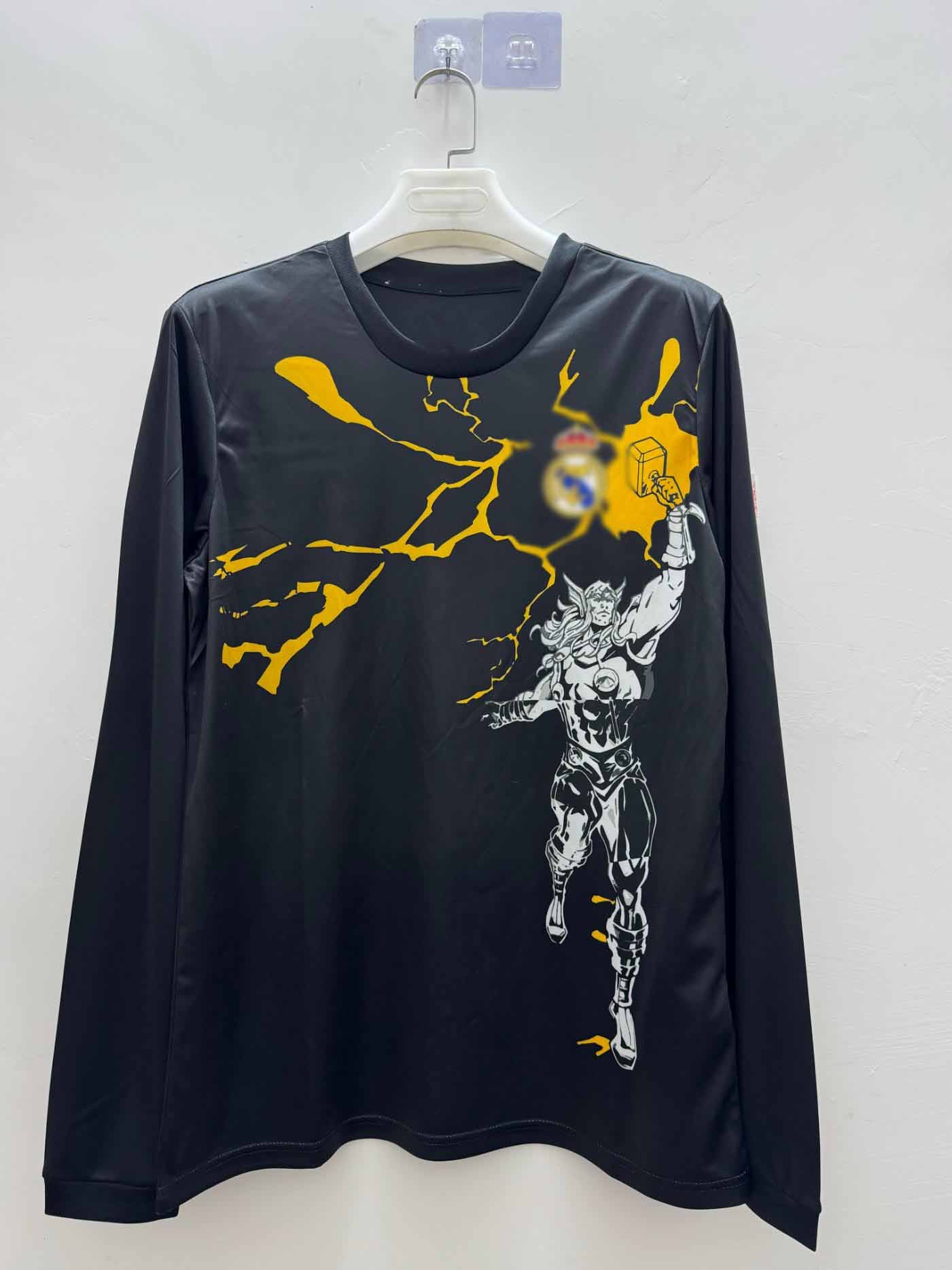 Nueva camiseta de fútbol de mangas largas de Argentina Real Madrid Barça de Alemania, la misma camiseta de venta directa suelta transpirable image 36