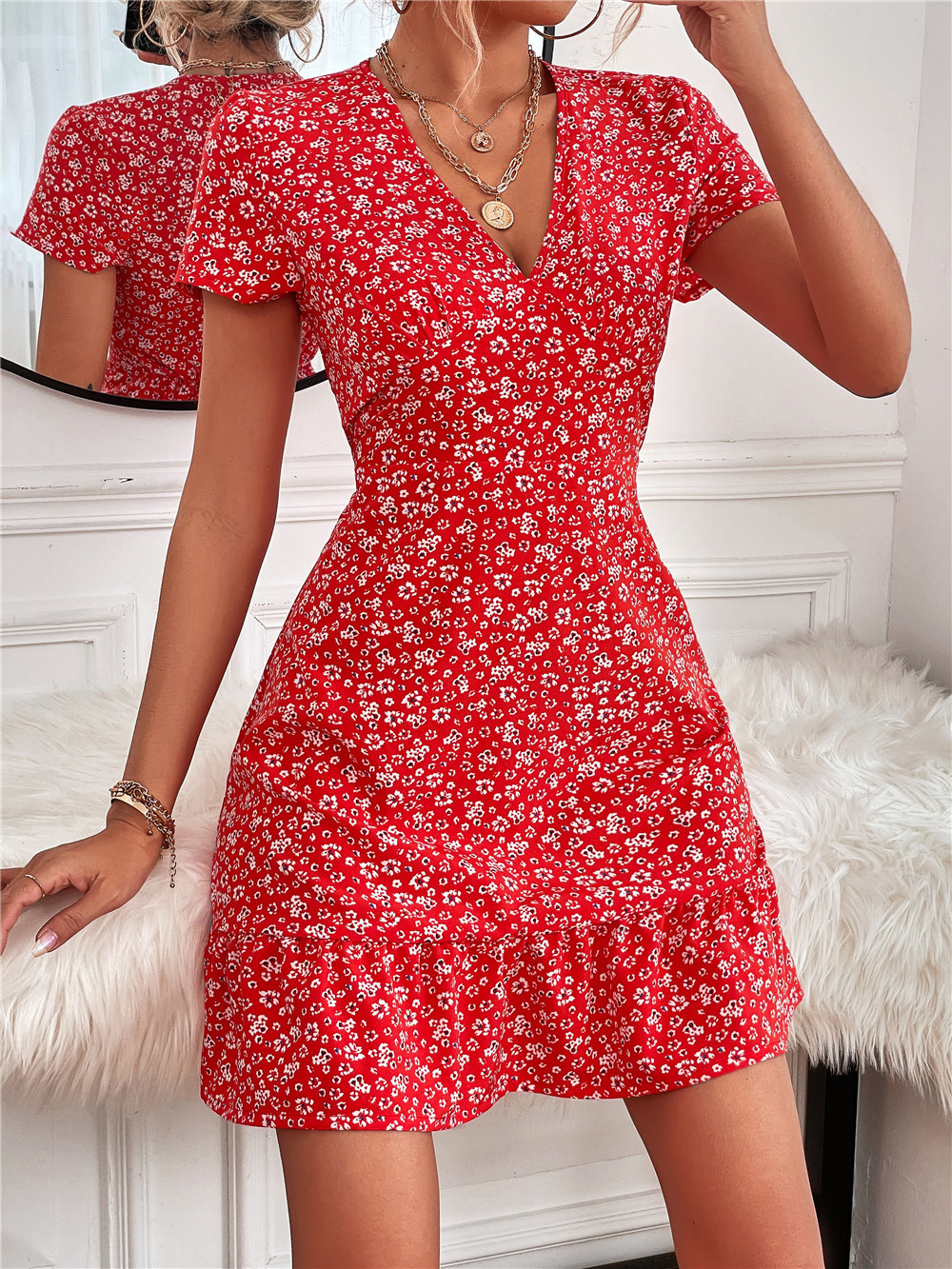 Red Floral
