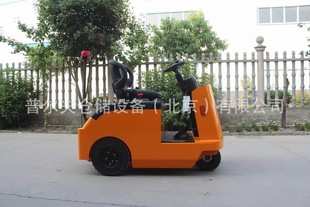 Electric tractor driving battery trailer head airport factory lithium transporter transporter trailer non-standard Beijing