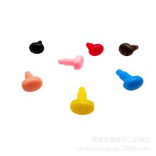 外贸品质椭圆螺纹杆扭扭棒羊毛毡diy钩织玩偶眼睛鼻子配件