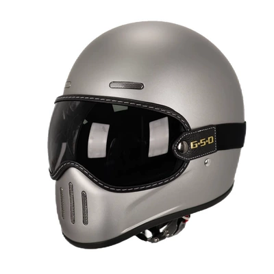 Motosiklet kaskı (dəbilqə) – Helmet Full-Face Electric Motorcycle Helmet for - matte-titanium-black-tea-mirror-m55-56