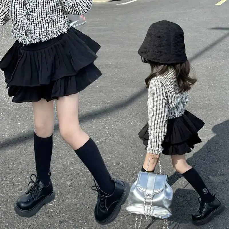 2024 primavera nueva versión coreana de chicas pastel extranjero falda de busto de niña universitaria estilo de moda de moda