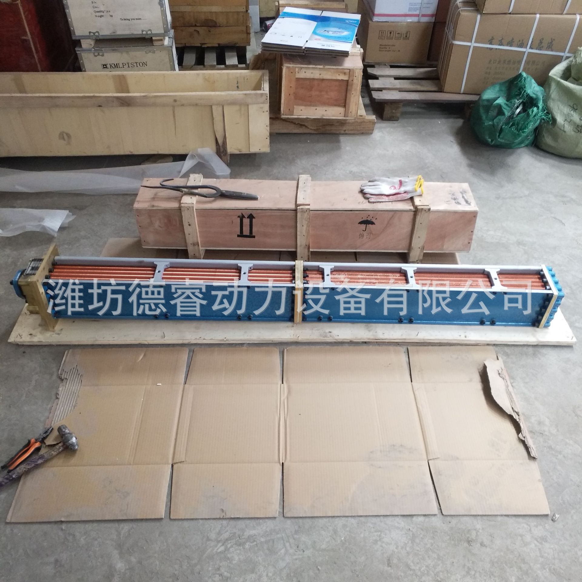 重庆CW6200柴油机C62.14.01.1000 二级中冷器 热交换器