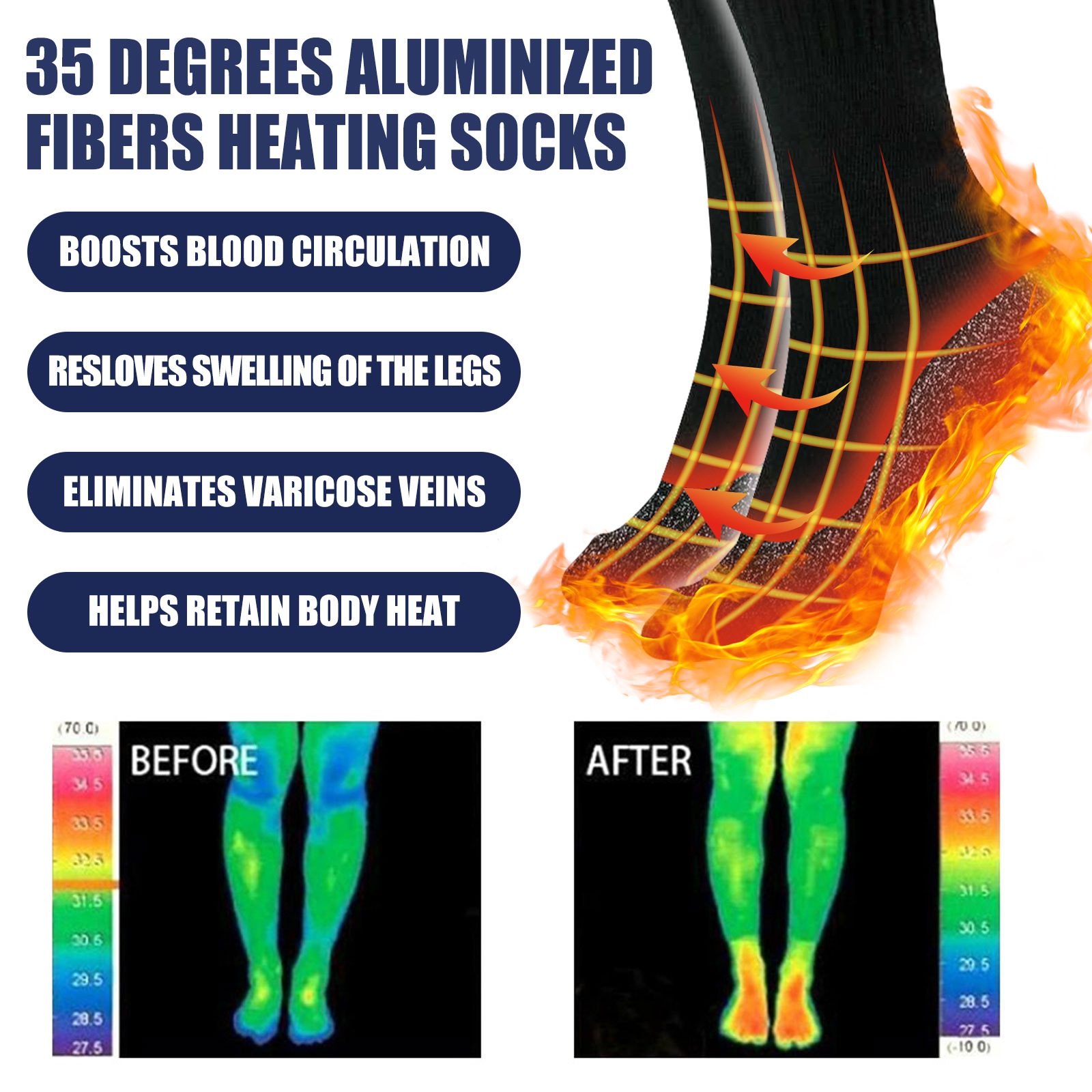 South Moon Heating Socks