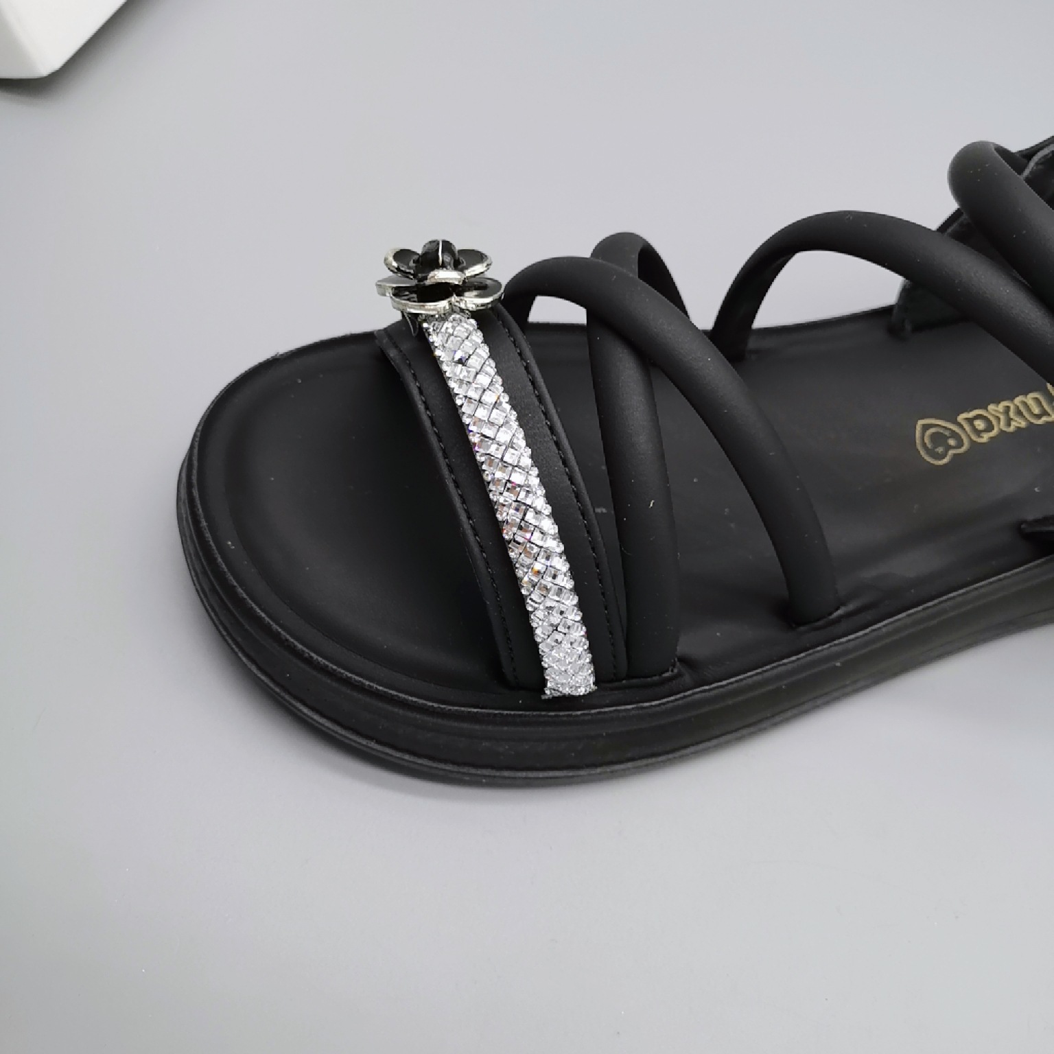 35-40 Tamaño de verano explosivo sandalias retró 9 - 15 años de edad zapatos casuales zapatos de playa princesa tendón antideslizante