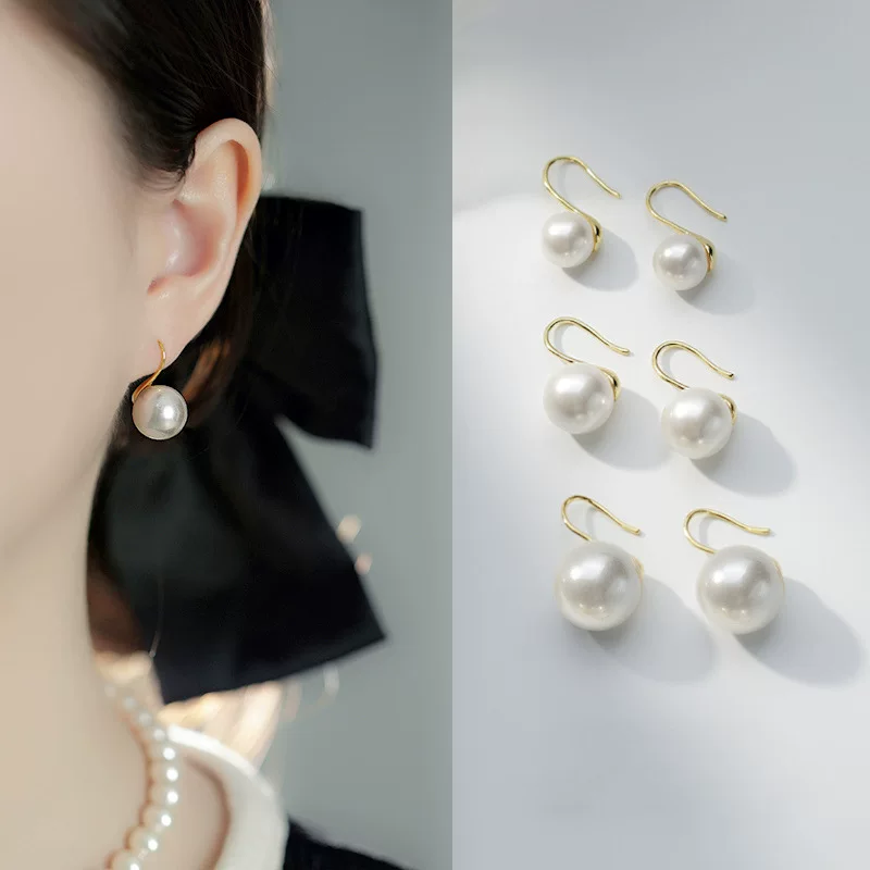 Серьги из жемчага, серебро образца 925