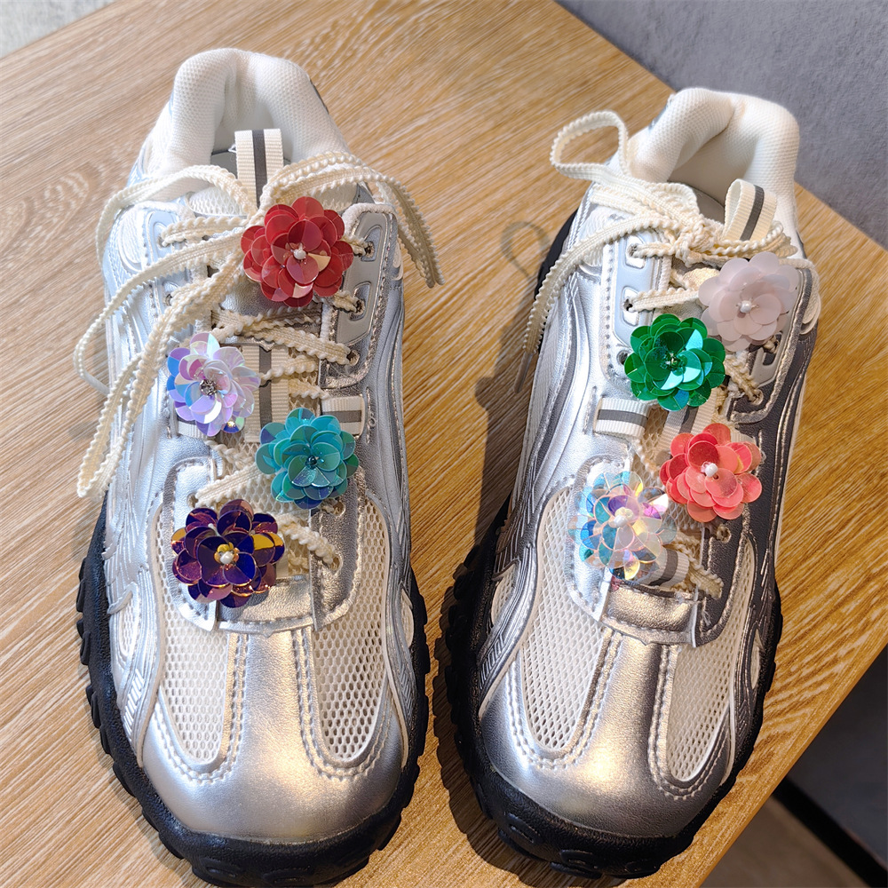 5g Weight Slippers Suitable For Shoe Type Shoe Buckle Shoe Accessories Type 1 Piece Quantity Home, Daily Occasion Plastic Material Comfort Function Flower Pattern Summer Season Women's Gender Flower Shoe Accessories Plastic Comfort Slippers Summer Shoe Buckle 2