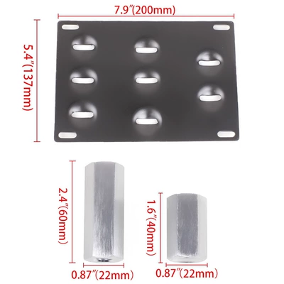 Cross-Border American-Style Car Modification Trailer License plate holder/license plate holder