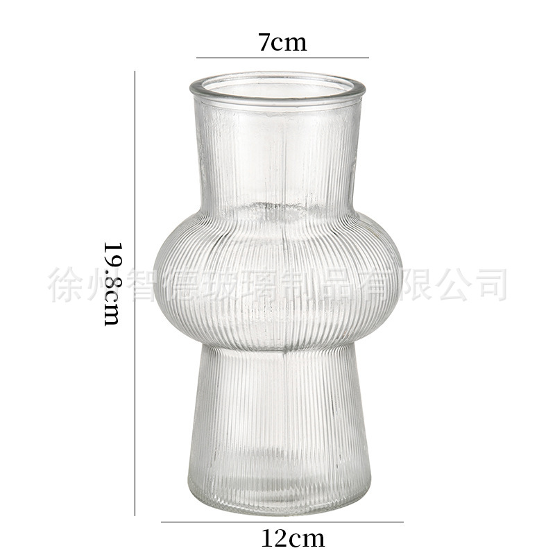 20 faroles con tiras verticales transparentes