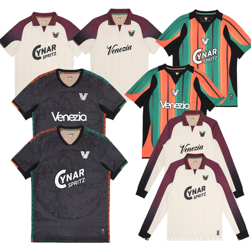 威尼斯球衣25/26意乙主场客场第三足球服长短袖球迷版 Venezia FC|undefined