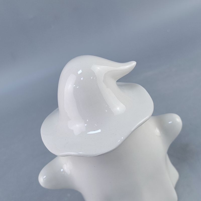 Nuevo fantasma de Halloween transfronterizo serie fantasma blanco puro frasco de cerámica fresco calabaza festival fantasma linda decoración