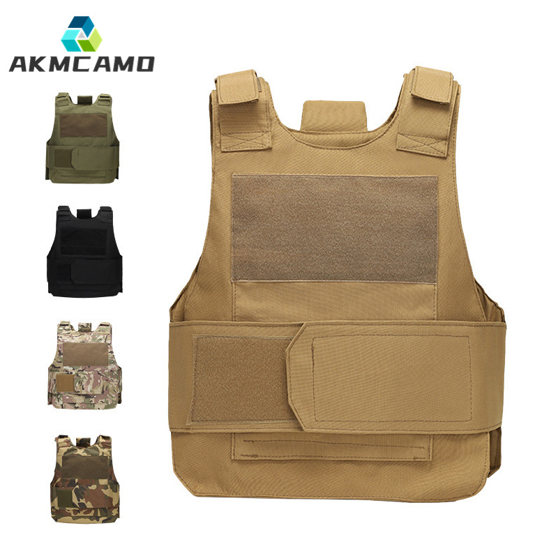 Táctica ligera chaleco frontal y posterior chaleco de inserción forrado antibalas Black Hawk chaleco de campaña al aire libre CS chaleco de guerra