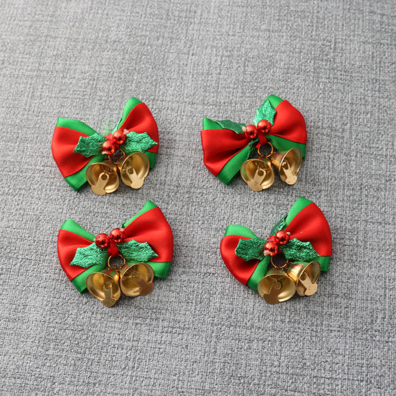 クリスマスミニ蝶結びペンダントクリスマスツリー装飾ギフトボックス部品diyクリスマス鈴飾り配置|undefined