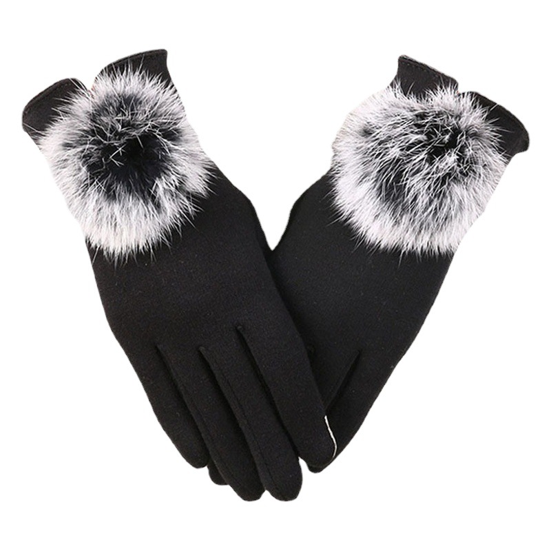 Guantes con Pantalla Táctil para Mujer de Terciopelo Térmicos y Antideslizantes para Invierno