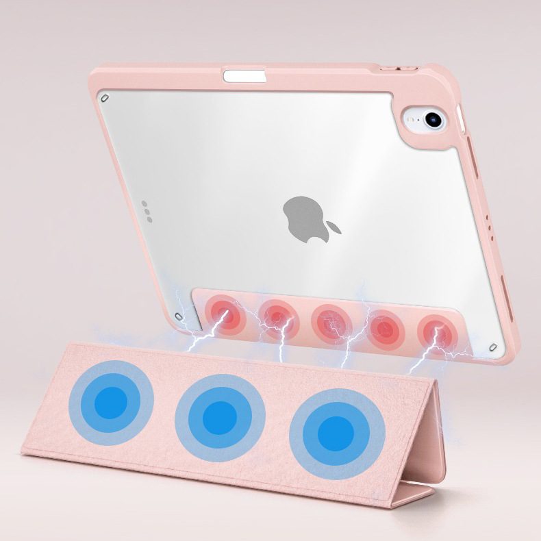 Customized Pc Suitable for iPad Magnetic Separation Air Protective Case Pro Acrylic Mini Shell Tpu Hard Bottom Soft Edge