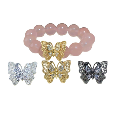 Spacer Bead Flower Holder Bracelet — Zərgərlik ara hissələri
