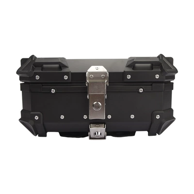 Electric Motorcycle Aluminum Alloy Motorcycle trunk - 25l-black