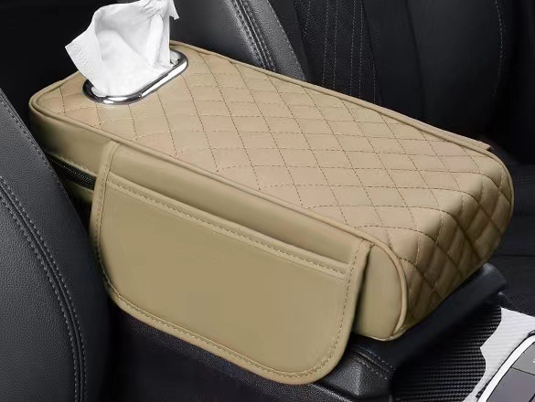 Universal – New Universal Car Armrest box pad - beige