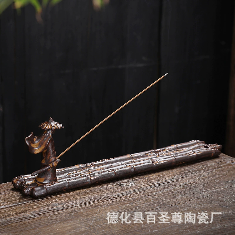 Река Гушань Рыбалка Укун сухожилие облачная линия курильница для дома в помещении чайная церемония креативное украшение ароматерапия сандаловое дерево агаровое дерево