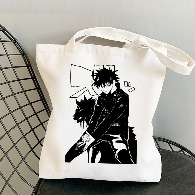 Jujutsu Kaisen impresa bolsa de lona Harajuku bolsa de hombro bolsa de compras de mano de moda Aliexpress Amazon