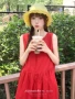 夏季新款无袖法式连衣裙