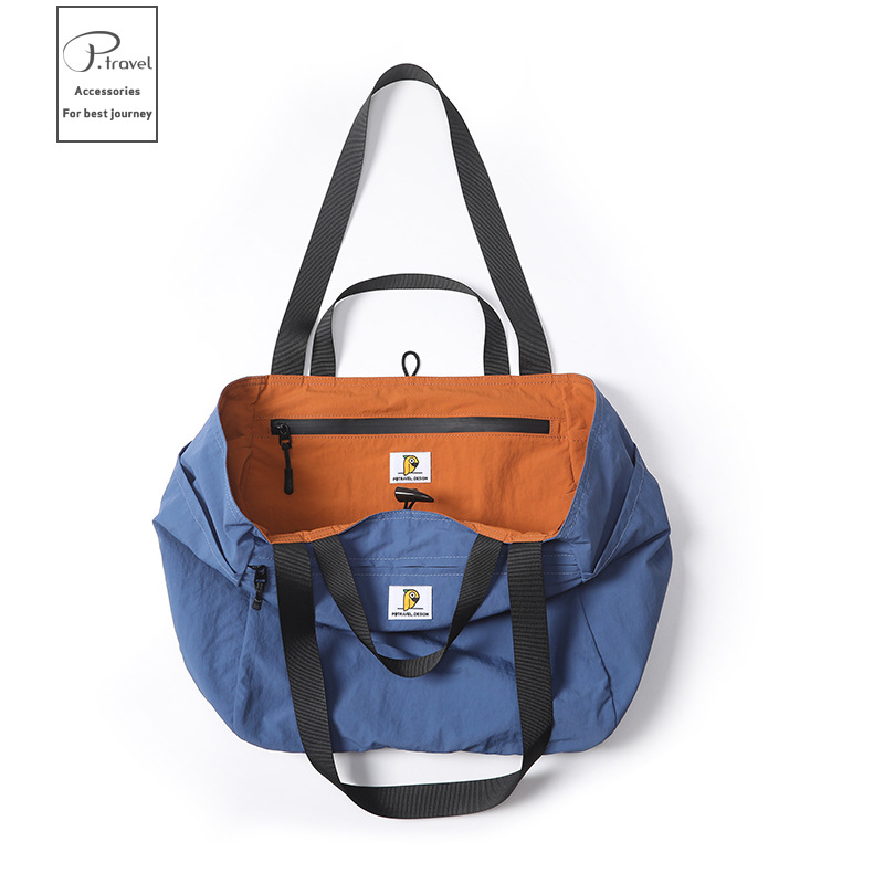 P.travel nuevo de doble cara de nylon de la momia de cercanías viaje de negocios de ocio de la moda bolsa de viaje de los hombres y las mujeres de peso ligero de gran capacidad