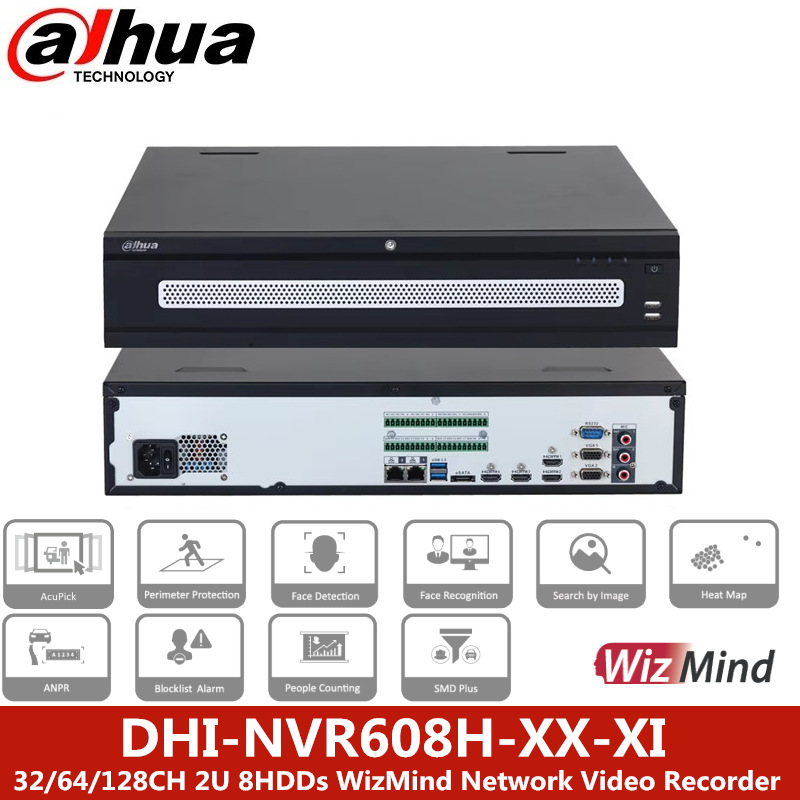 dahua 大华 WizMind NVR 海外版 NVR608H-32-XI NVR608H-64/128-X