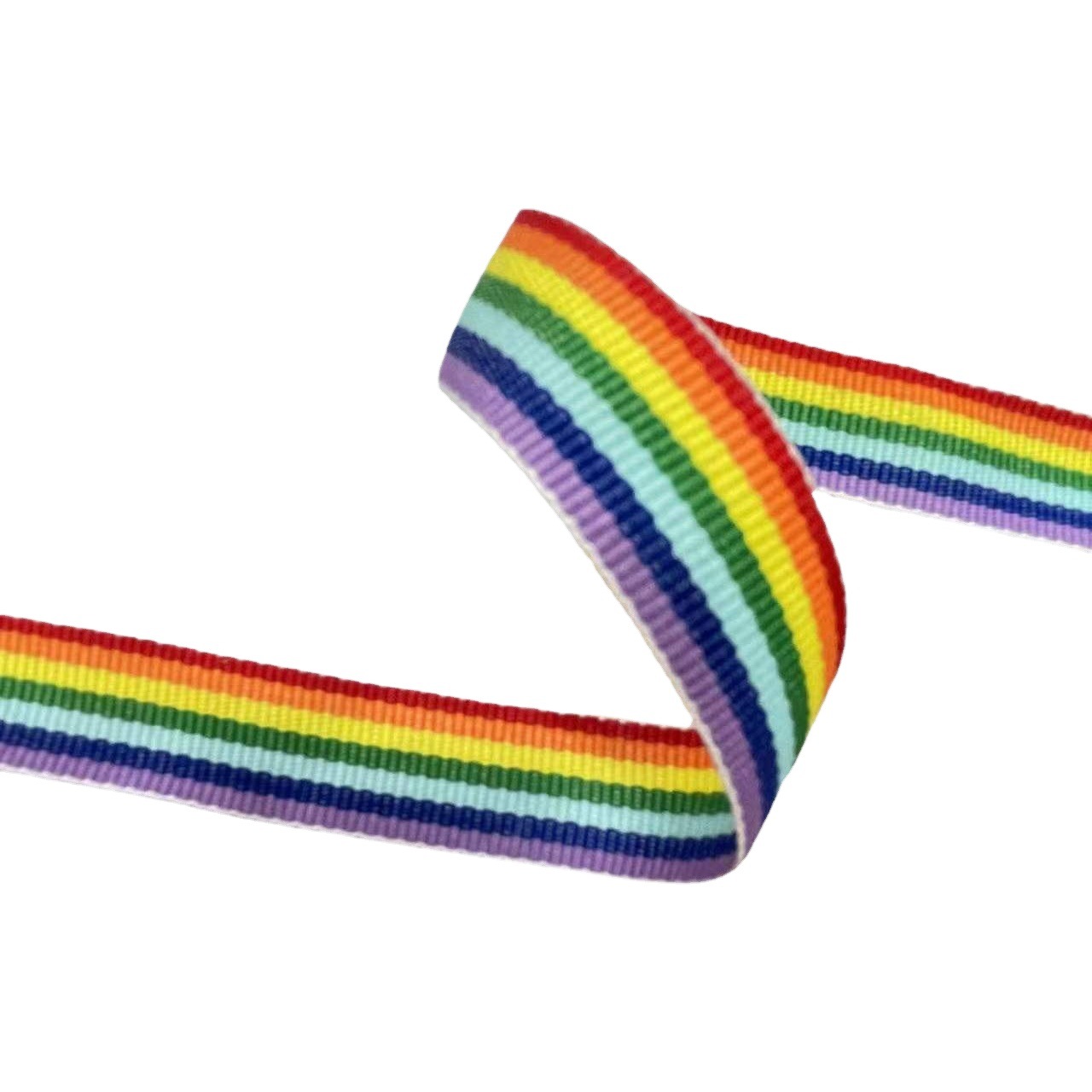 Cinta de poliéster-algodón a rayas de tres colores multi-especificación cinta a juego de color ropa hogar textil cinta fábrica en stock al por mayor