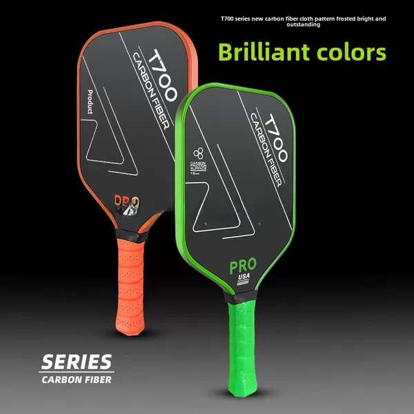 T700 Carbon Fiber Matte Surface Pickleball Racket Set Cross-Border Hot-Selling Pickleball