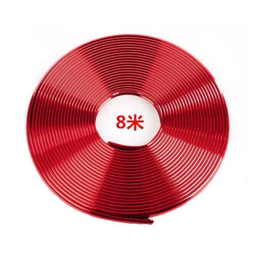 Car wheel rim decorative strip, tire protection ring, shiny strip, exterior decoration, tire scratch and collision prevention strip, anti-scratch strip