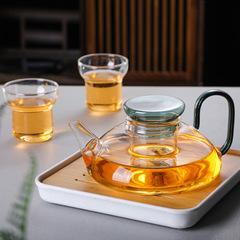 香山茶咖壺耐熱玻璃過濾泡茶壺茶水分離簡易泡茶器具泡茶壺咖啡壺