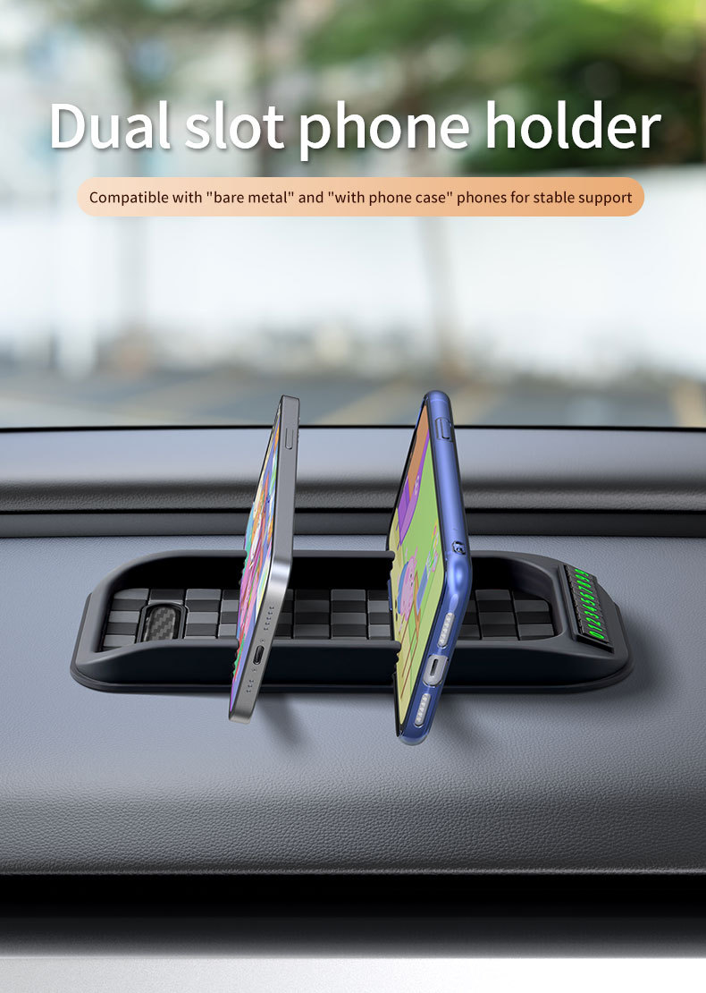 Cross-Border Hot-Selling Car Dashboard Parking Sign, Dashboard Phone Holder, Multi-Functional Anti-Slip Mat
