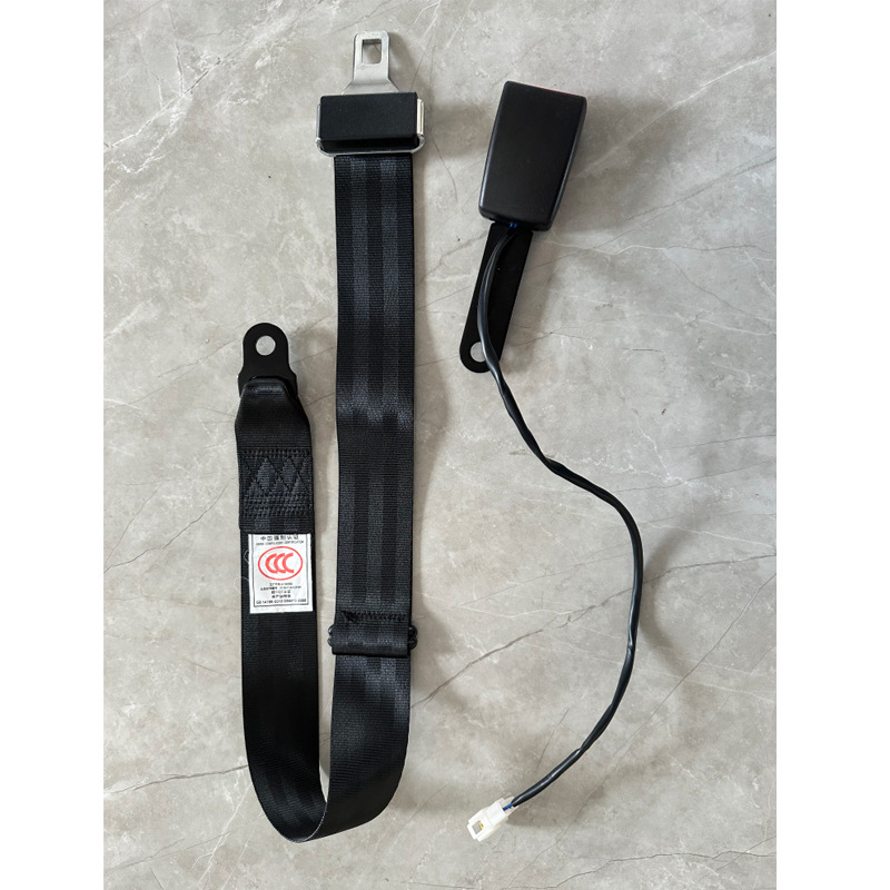 Two-Point Simple Safety Belt with Alarm Line Two-Point Safety Belt with Wire for Cars, Buses and Buses