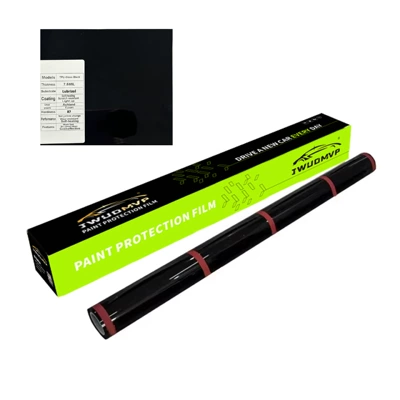 Car paint protective film Black Protective Film - tpu-75mil-glossblack-lubrizol-lubrizol-tpu-ppf-paint-protection-film