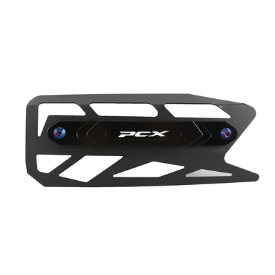 Exhaust Pipe Protective Cover – Motorcycle exhaust pipe - exhaust-hood-decorative-strip-set-black