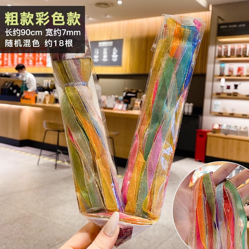 Color sucio trenzado cuerdas de cabello de color mujer colorida cinta de cabello tocado de cabello 2025 nueva correa de cabello de cabello