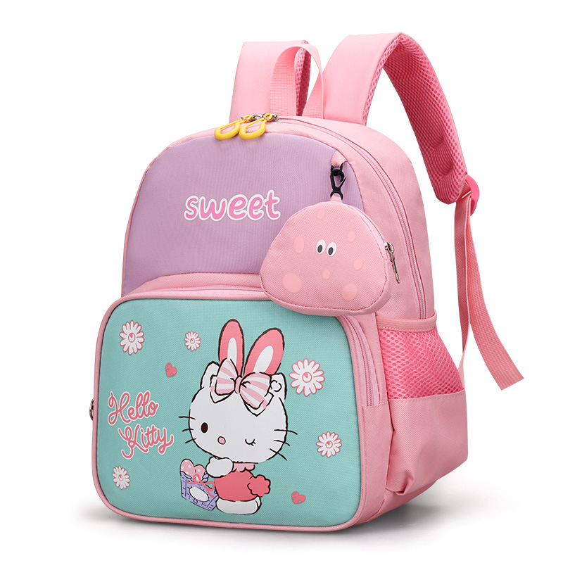 Mochila de jardín de infantes para niños 4 - 7 años de niña bebé bolsas lindas bolsas de dibujos animados para niños