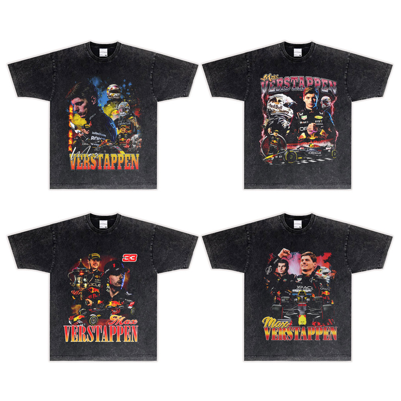 Max Verstappen Max Verstappen F1 Formula Racing Training Loose Short Sleeve T-Shirt