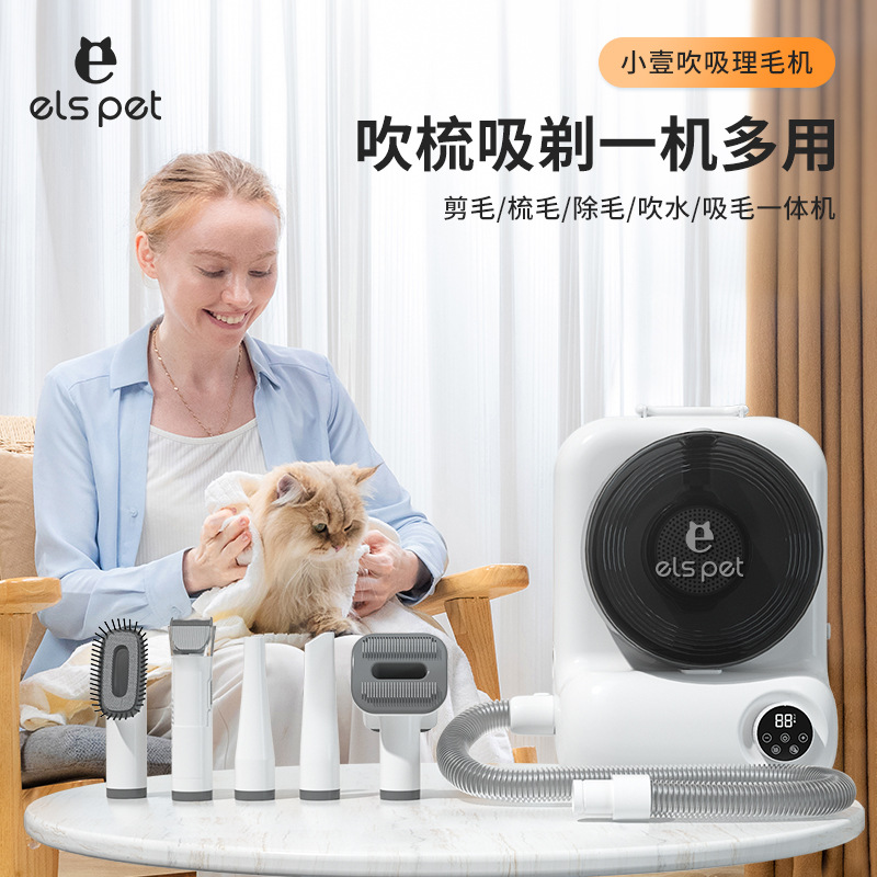 애완 동물 물 송풍기 흡입 통합 개 헤어 드라이어 고출력 자동 매장 가정용 대형 개 헤어 드라이어