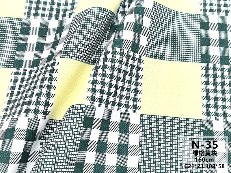 Impresión de tarjetas de hilo de algodón sarga tela médica cama de hospital tela especial blanqueador resistente al cloro en las ventas directas de stock