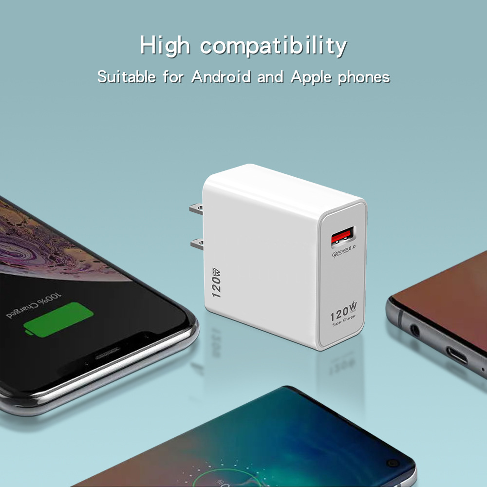120 W superschnelles Handy-Ladegerät nach britischem Standard, geeignet für Xiaomi Huawei Honor UBS-Ladekopf_voghion.com