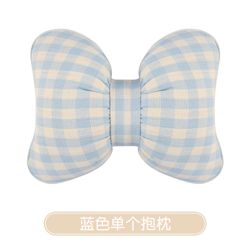 Universal – Car Seat Seat cushion, seat cover - spring-flower-blue-lumbar-support-one