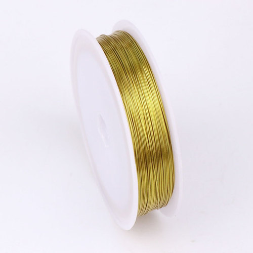 Handmade DIY soft thin iron wire 0.3mm 0.4mm 0.5mm hook wool rose material colorful wire shaping