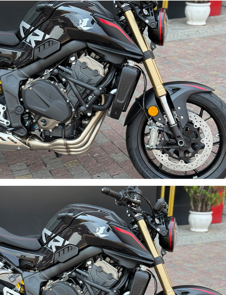 Suitable for Chasing 600Rs Spring Head Bumper, Aluminum Alloy Spring Head, Carbon Steel Guard Bar, Anti-Fall Competition Bar Modification Parts