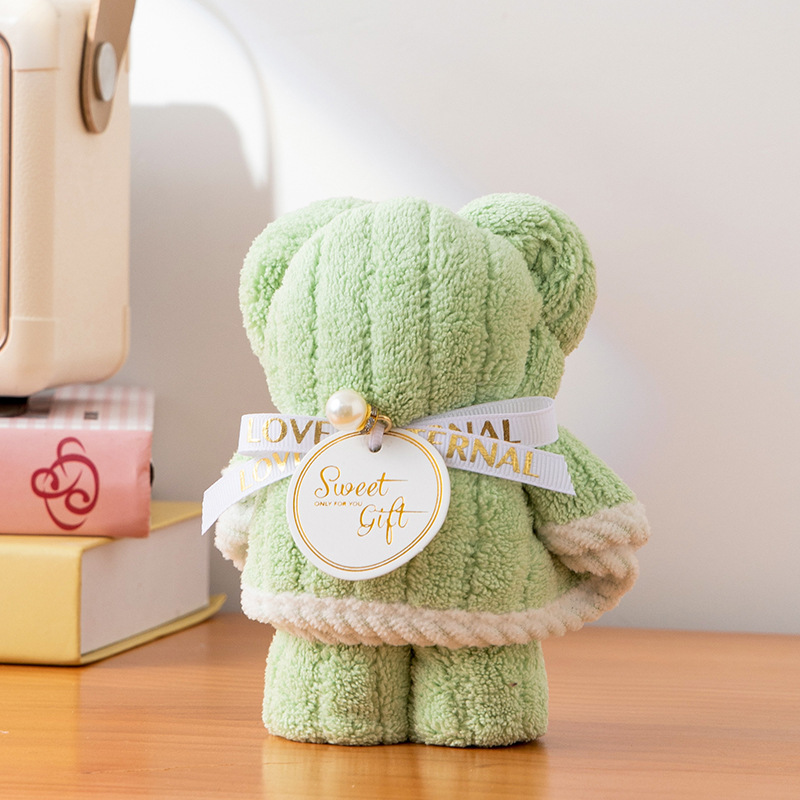 クリエイティブバニーお土産タオル、かわいいクマのタオル、誕生日プレゼント、結婚祝いのお返し、タオルギフト|undefined